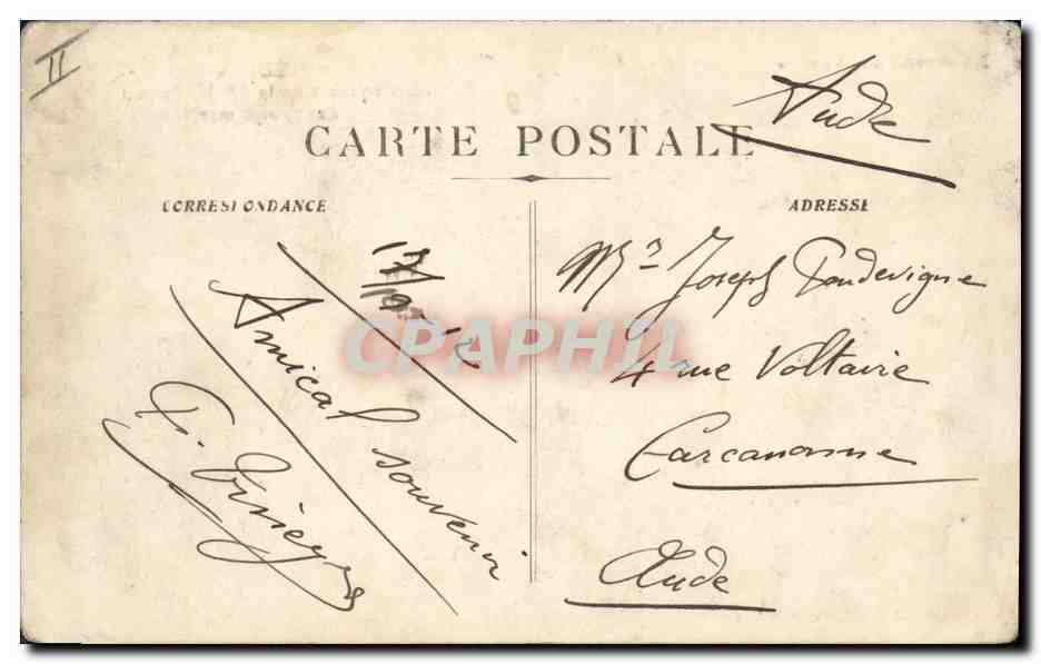 CPA Bateau Paquebot Medie  — Verso