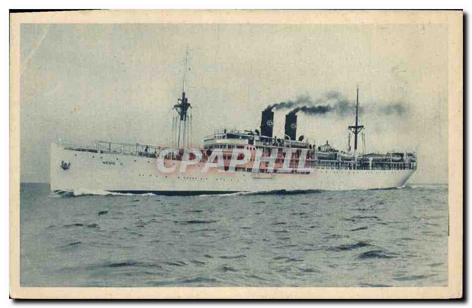CPA Bateau Paquebot Medie II Paquet Marseille 