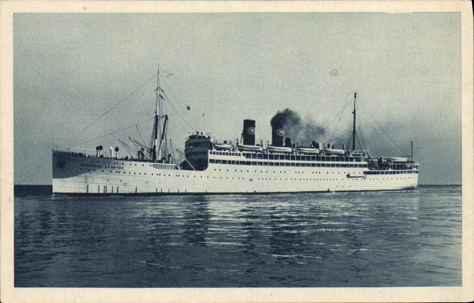 Paquebot Marechal-Lyautey — Compagnie de Navigation Paquet — Marsiglia