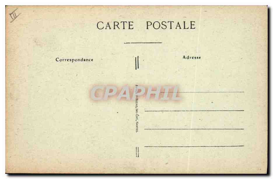 CPA Folklore Lits Clos Frisson d'amour — Verso