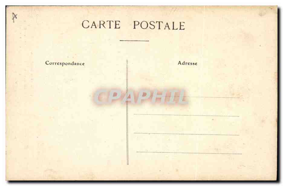 CPA Folklore Lits Clos Le Biniou Breton — Verso