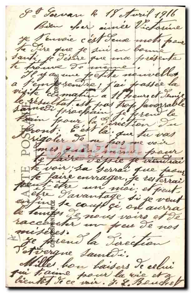 CPA Folklore Lits Clos Drame familial — Verso