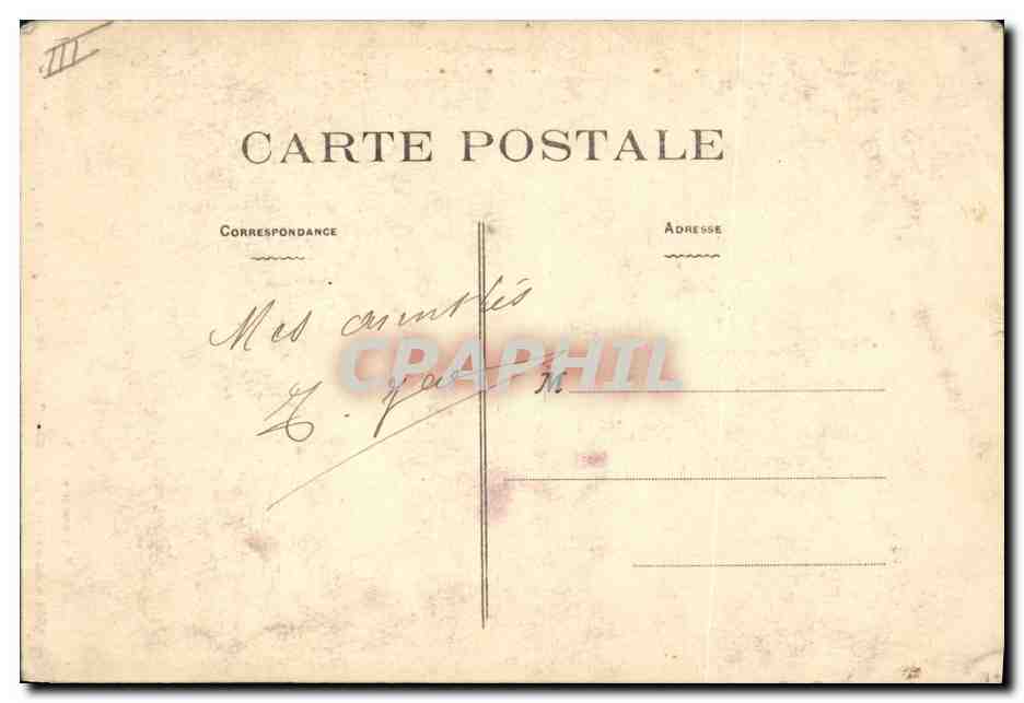 CPA Folklore Lits Clos Lune de miel Jeune mari prevenant — Verso