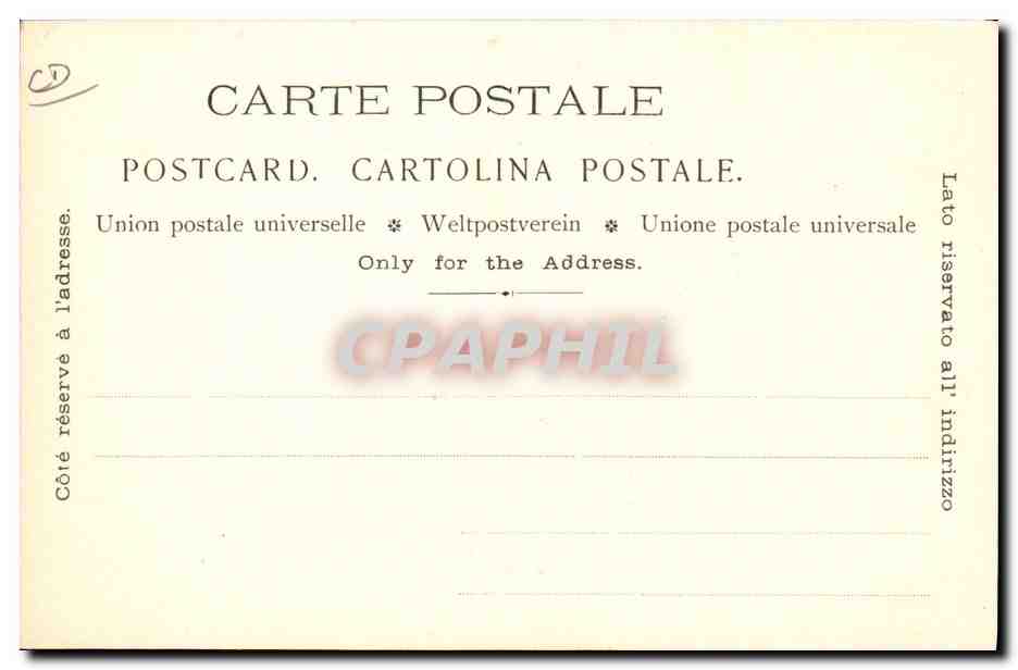 CPA Cueillette des fleurs d'oranger Parfurmerie Molinard Jeune a Grasse  — Rückseite