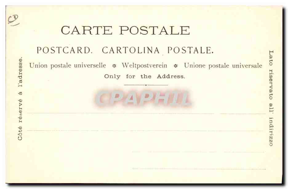 CPA Cueillette des violettes Parfurmerie Molinard Jeune a Grasse  — Rückseite