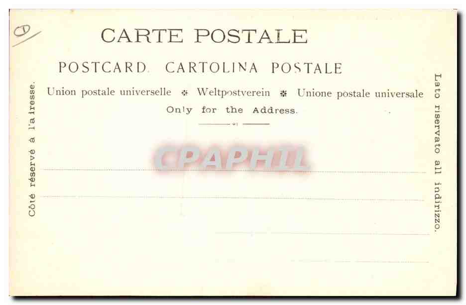 CPA Cueillette des Cassies Parfurmerie Molinard Jeune a Grasse  — Rückseite