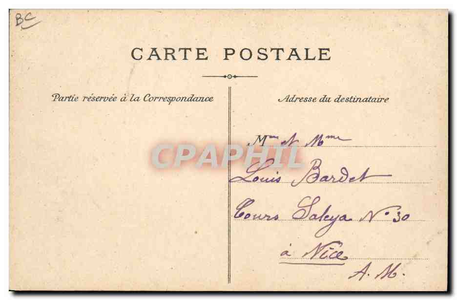 CPA Cueillette des roses Cote d'Azur  — Rückseite