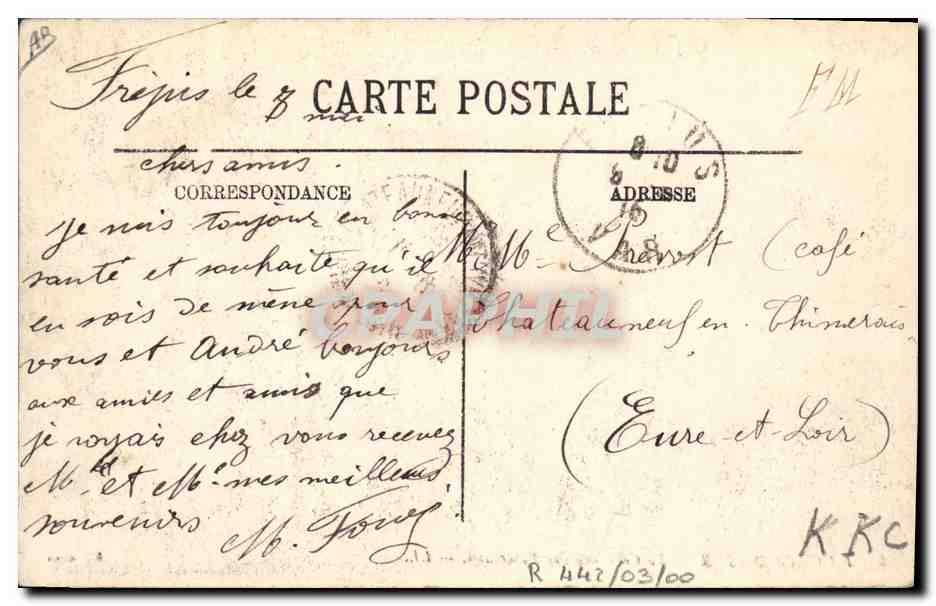 CPA Cueillette des Tubereuses Cote d'Azur  — Rückseite