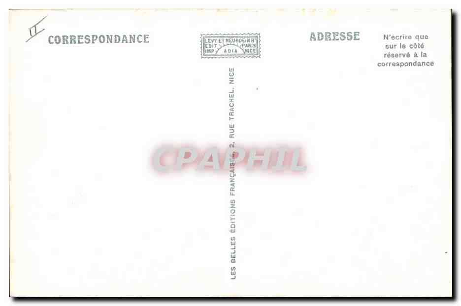 CPA Cueillette des Marguerites Cote d'Azur  — Rückseite