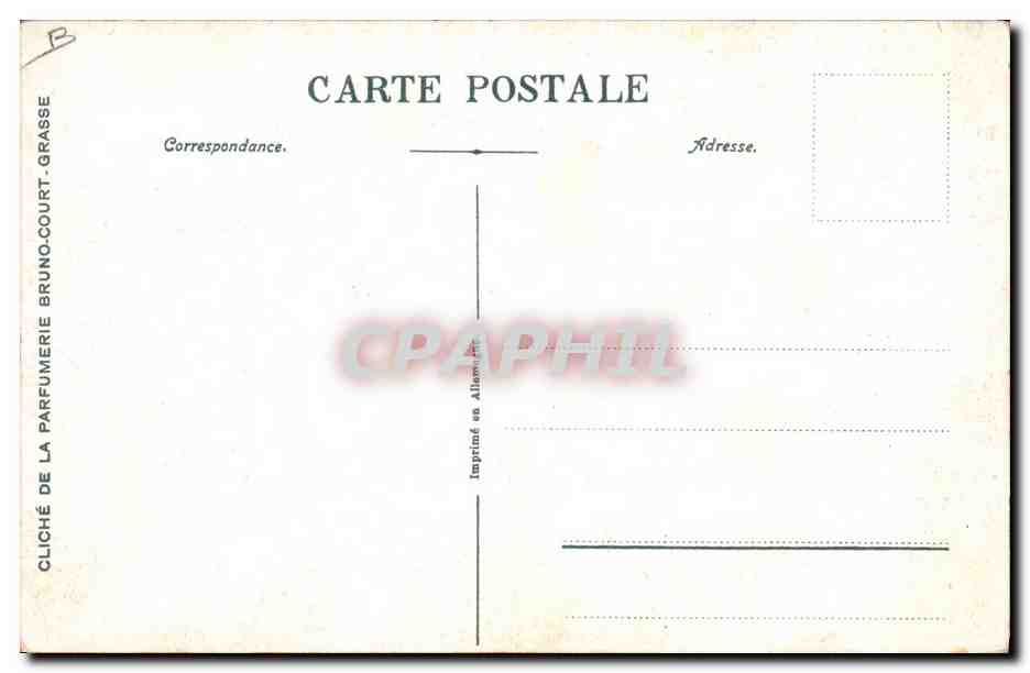 CPA Cueillette Triage des roses Cote d'Azur  — Rückseite