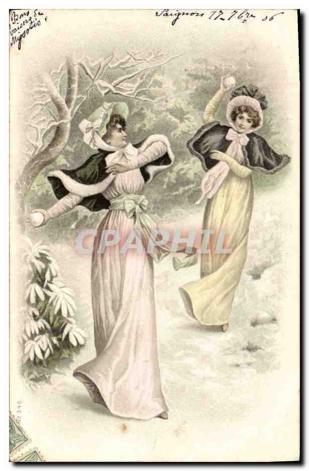 CPA Fantaisie Illustrateur Femmes 