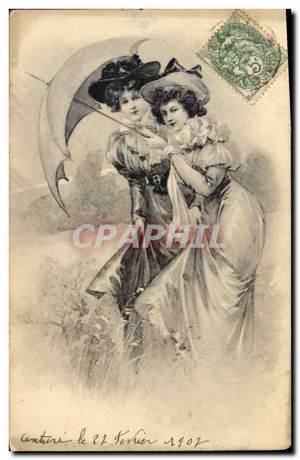 CPA Fantaisie Illustrateur Femmes 