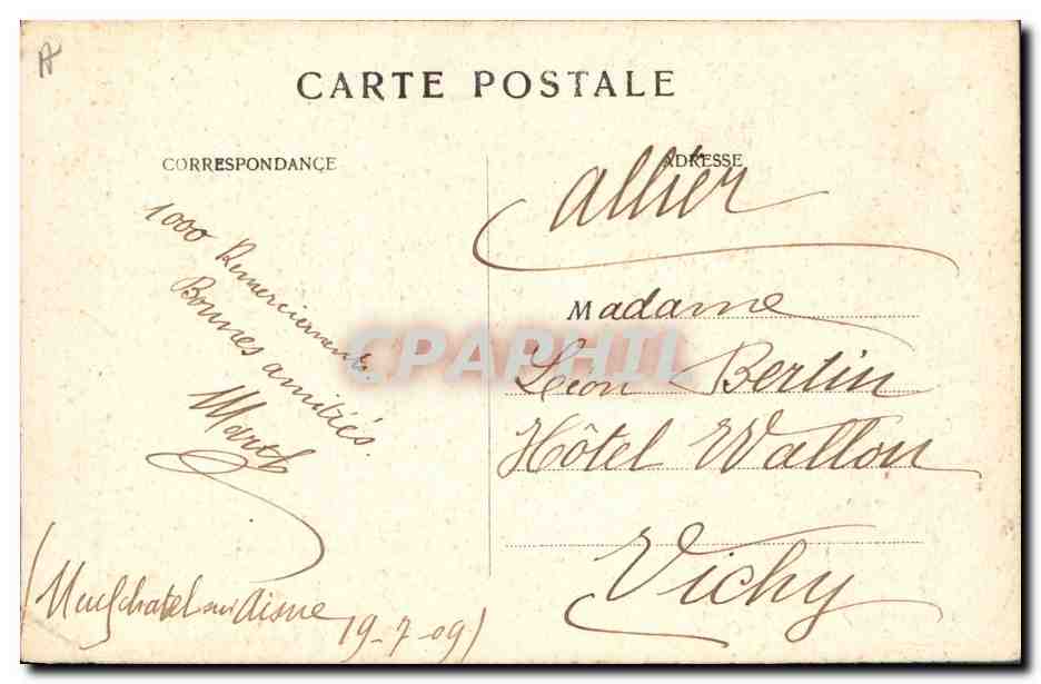 CPA Fantaisie Femmes  — Verso