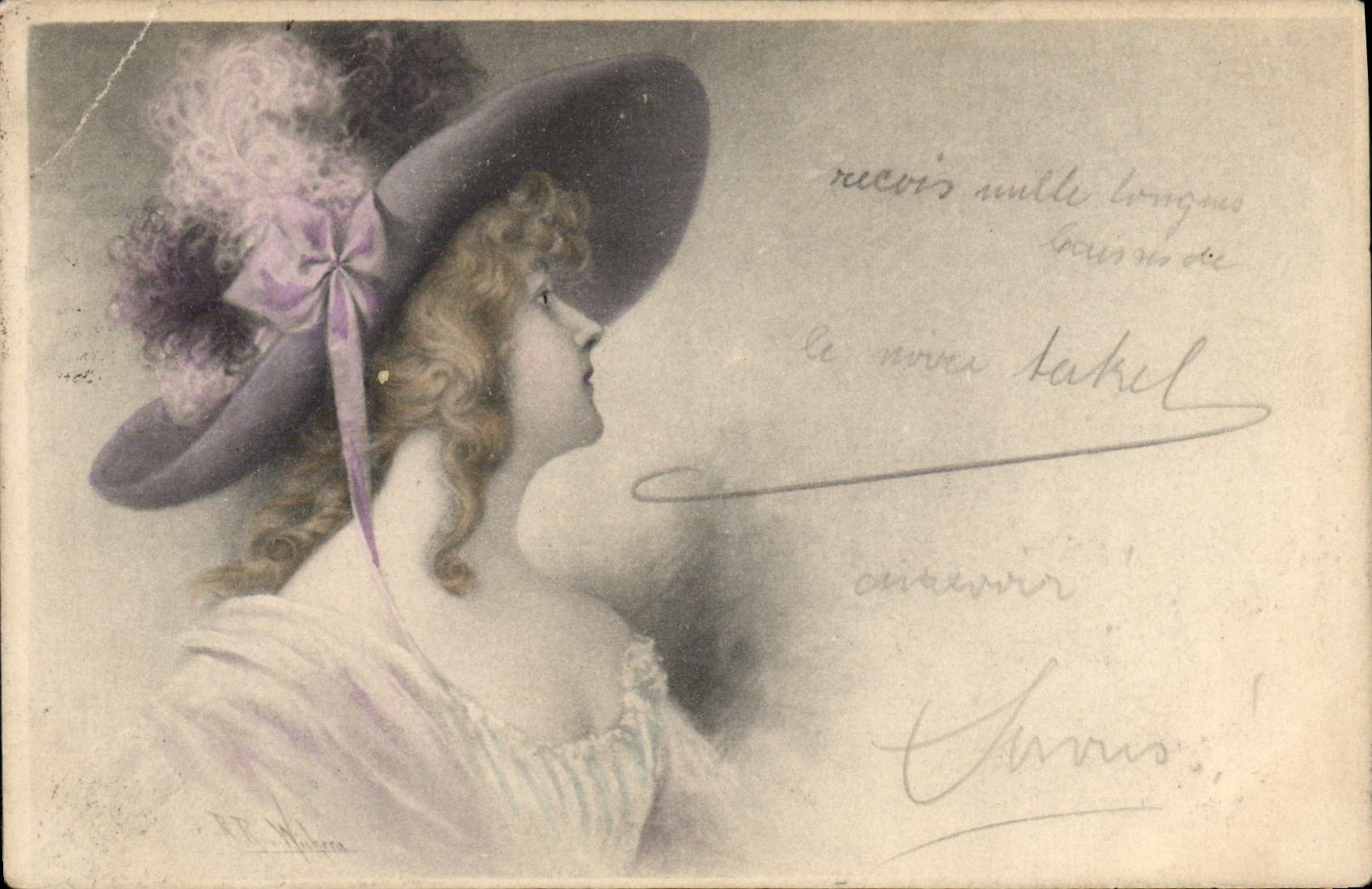 CPA Fantaisie Femme