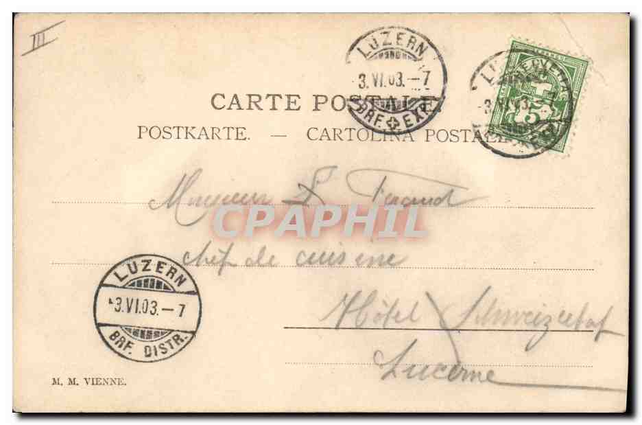 CPA Fantaisie Femme — Reverso