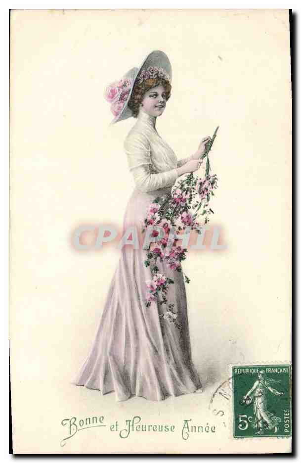 CPA Fantaisie Femme