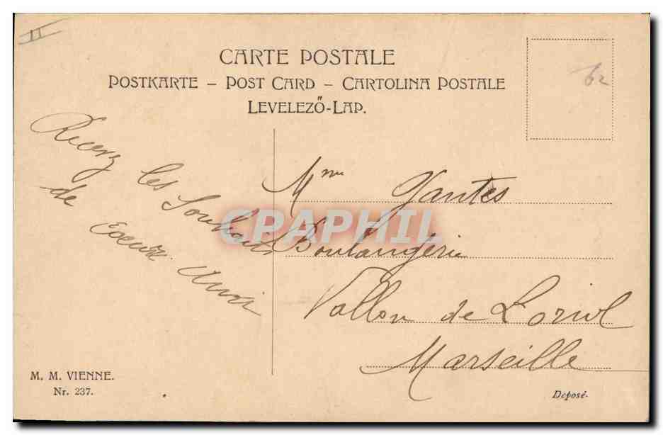 CPA Fantaisie Enfants Musique  — Rückseite
