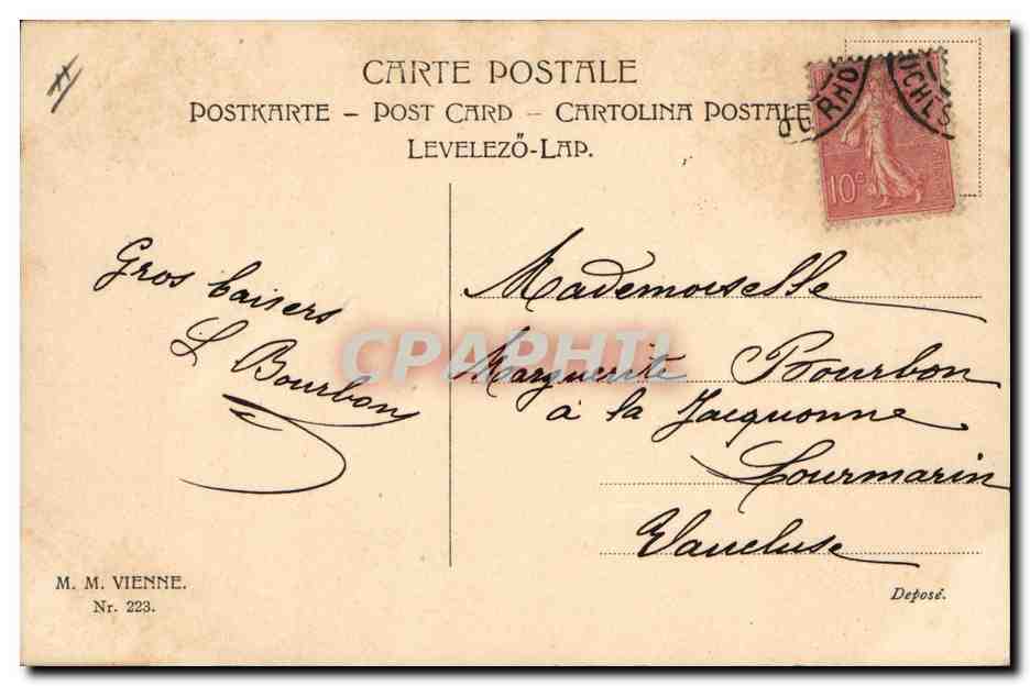 CPA Fantaisie Enfant  — Verso