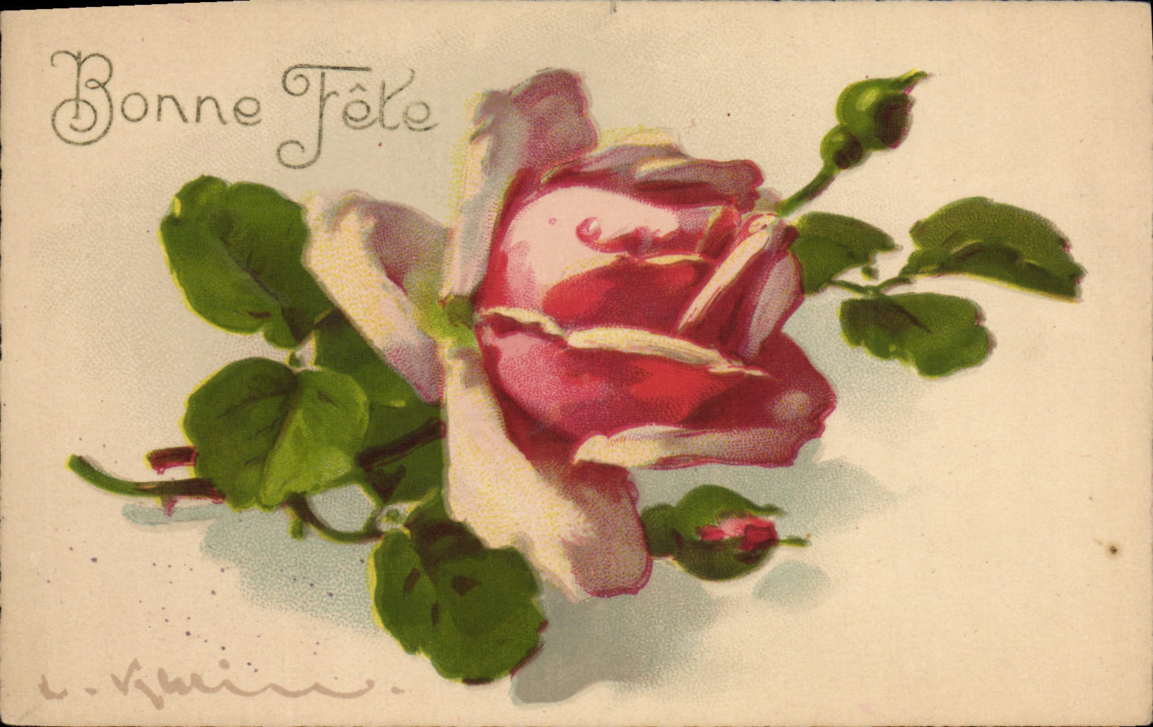 CPA Fantaisie illustrateur Fleurs 