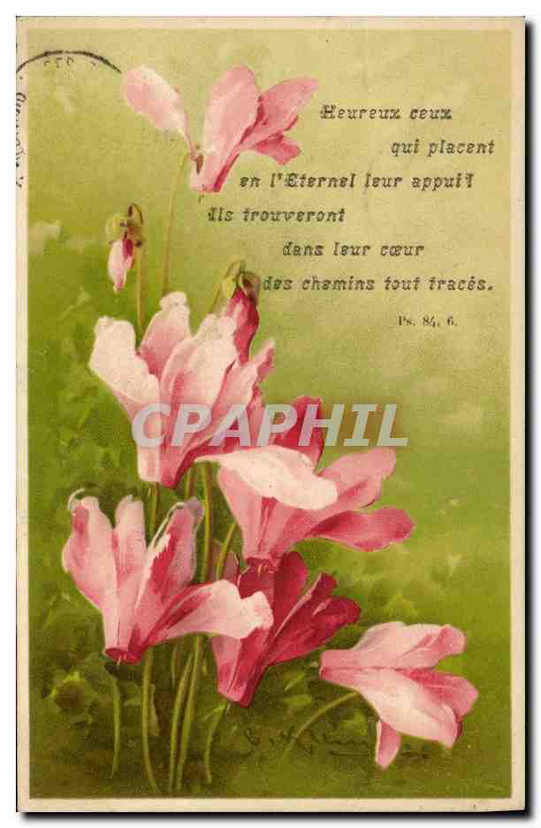 CPA Fantaisie illustrateur Fleurs 