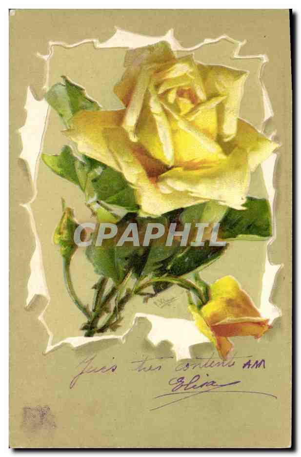CPA Fantaisie illustrateur Fleurs 