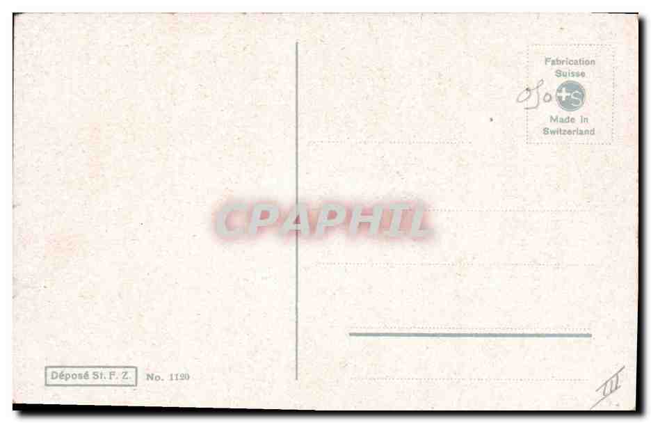 CPA Fantaisie illustrateur Fleurs  — Verso