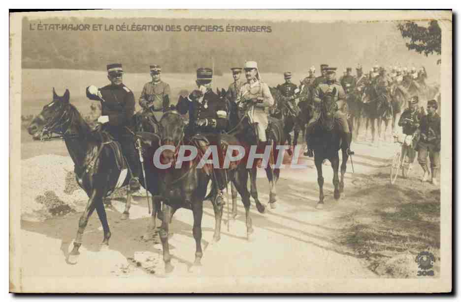 L'ÉTAT-MAJOR ET LA DÉLÉGATION DES OFFICIERS ÉTRANGERS — Éditeur : CPAPHIL, n° 308