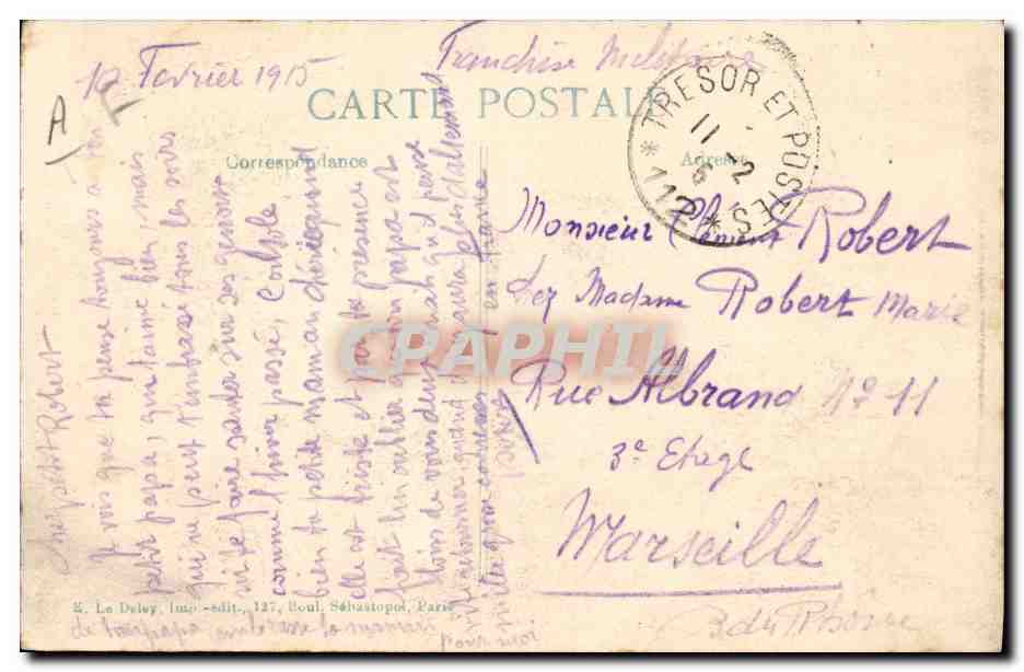 Paris — Le général Galliéni passant en revue les sociétés de préparation militaire — 5 novembre 1914 — 19me Série — Reverso
