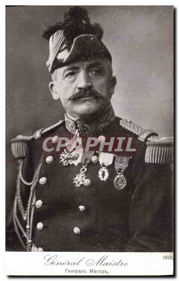 CPA Militaria General Maistre 