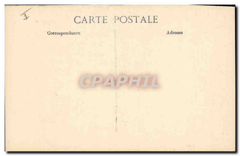 CPA Militaria General de Castelnau promu Grand Officier de la Legion d'honneur  — Verso