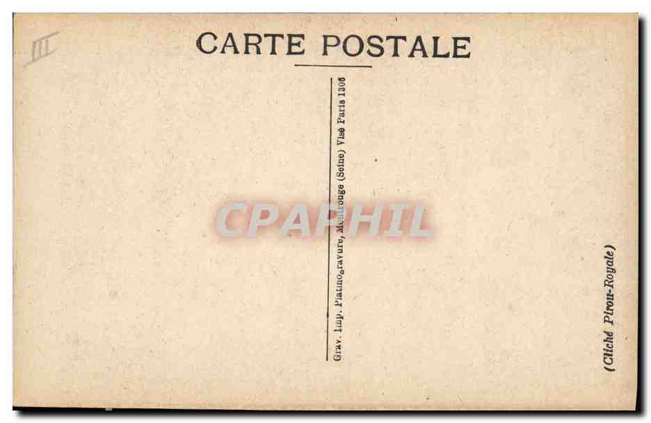 CPA Militaria General Fayolle  — Verso