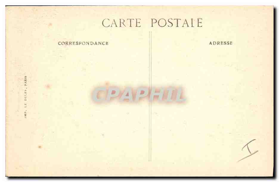 CPA Militaria Les Fetes de la Victoire a Paris 14 juillet 1919 Le defile Le general Mangin  — Rückseite