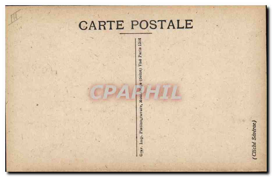 CPA Militaria General Mangin  — Verso