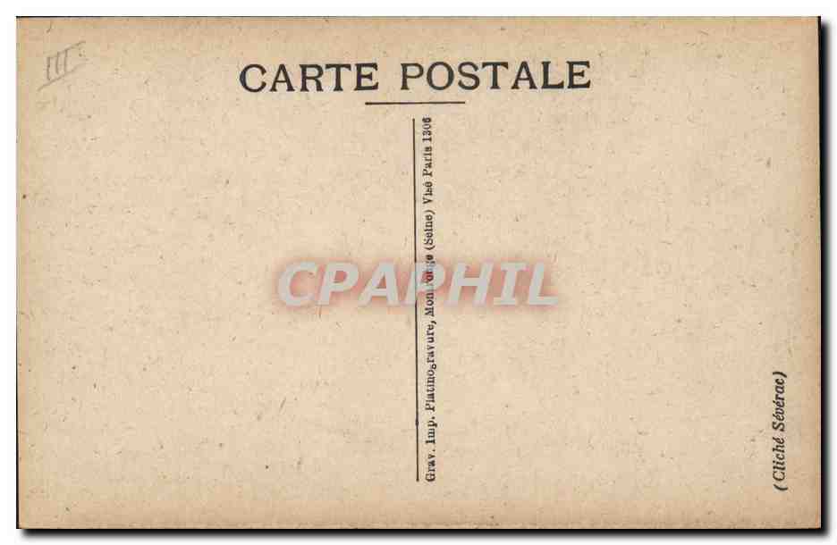 CPA Militaria General Mangin  — Verso