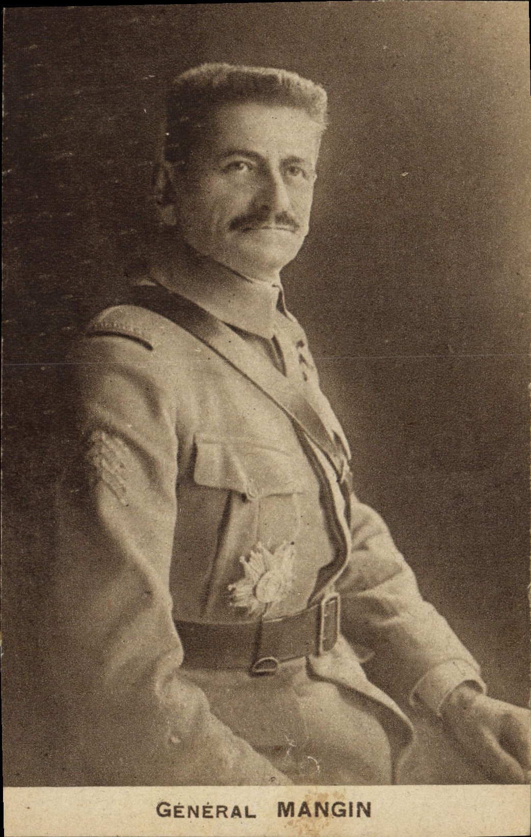 Général Mangin — portrait militaire — Grav. Imp. Platinogravure, Montreuil-sur-Seine