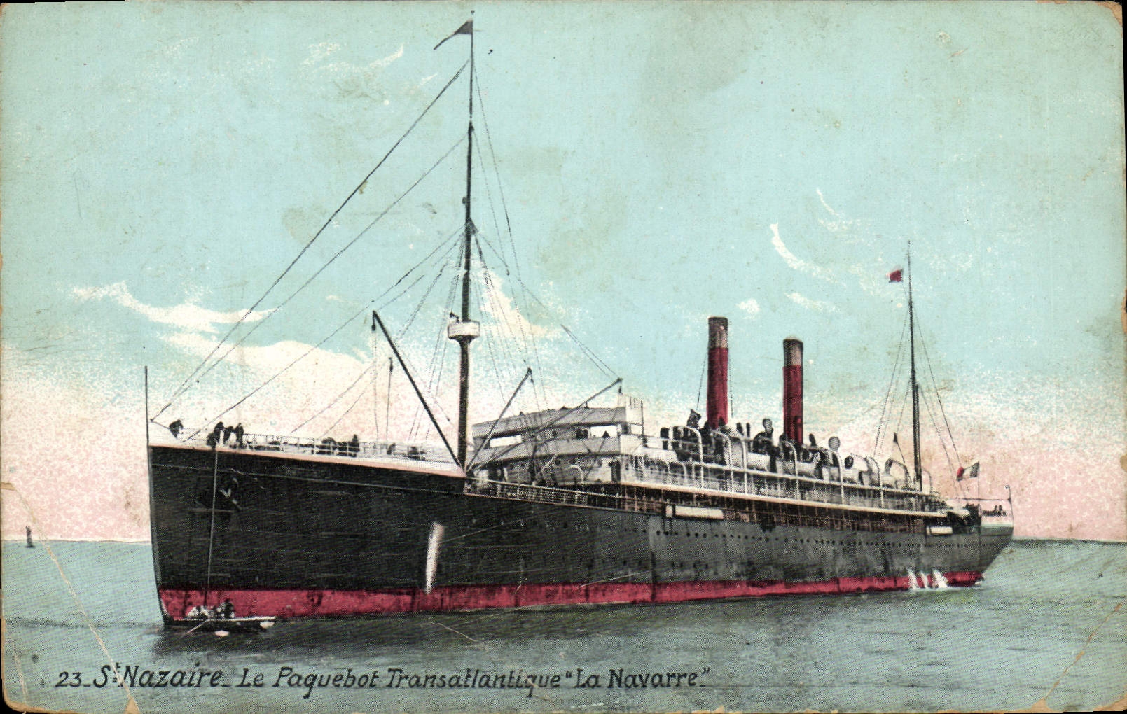 Saint-Nazaire — Le paquebot transatlantique "La Navarre" — éditeur inconnu, n° 23