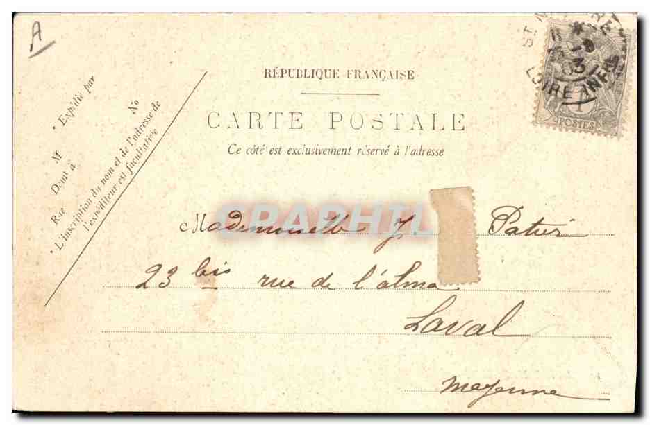 Saint-Nazaire — Le Départ du Transatlantique "La Normandie" — LL. n°13 — Rückseite
