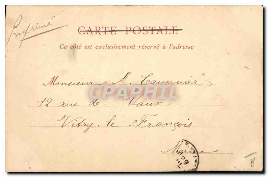 Le Havre — La Normandie, Steamer de la C.G.T. — Georges Layet — Verso