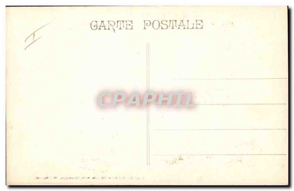 CPA Bateau Paquebot Poste Rapide Francais par grosse mer SS Oudjda  — Verso