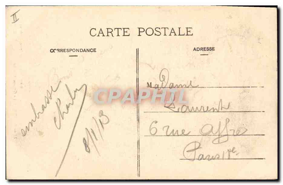 CPA Bordeaux Grosse Cloche  — Verso