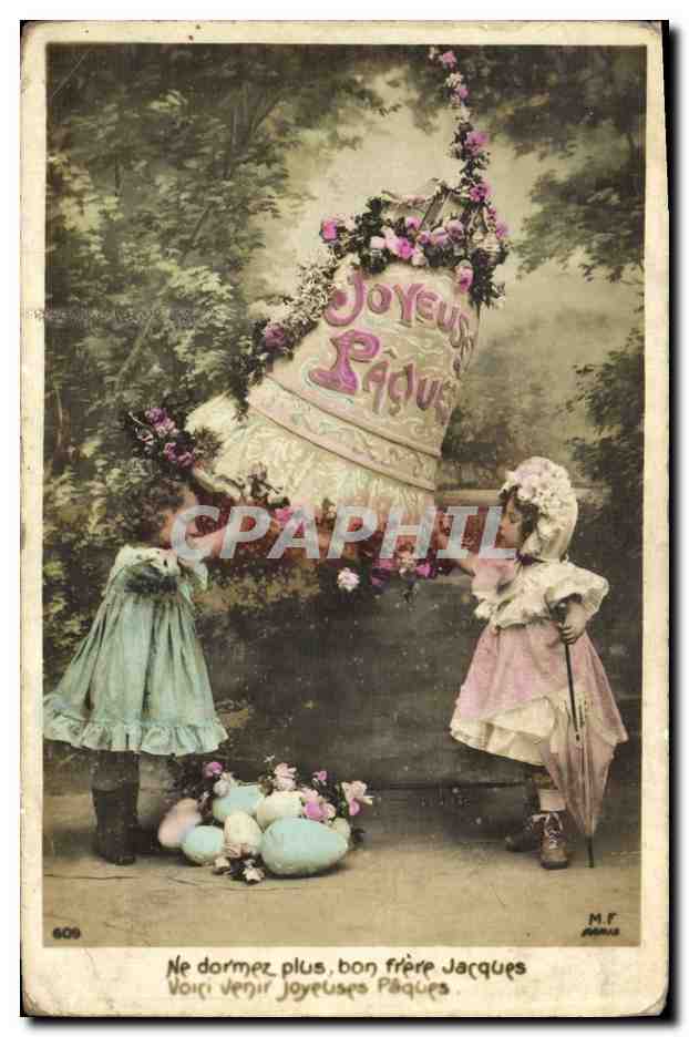 CPA Cloche Enfants 