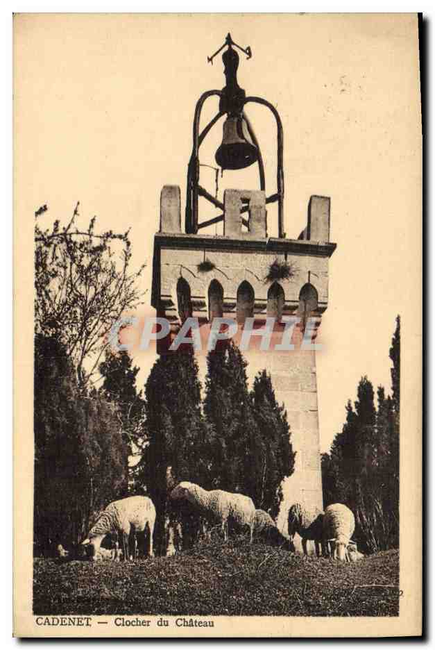 CPA Cloche Cadenet Clocher du chateau Moutons 