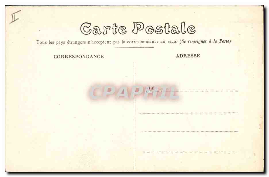 Bourges — Plate-Forme de la Tour de la Cathédrale Beffroi et Pélican — Éditeur E M B — Verso