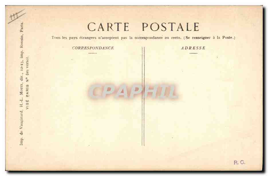 SOMMESOUS — Les cloches — Ed. Pays de France — Verso