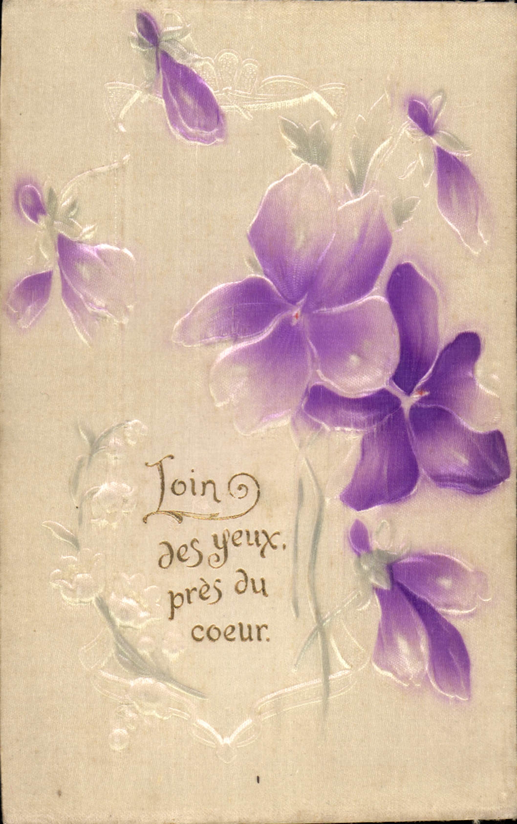 Violettes — texte poétique — M.E. Éditeurs, Paris, série 1121 bis