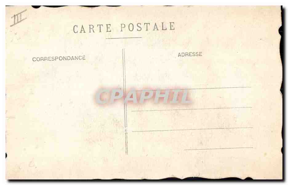 CPA Fantaisie Fleurs Poisson Hirondelles  — Verso