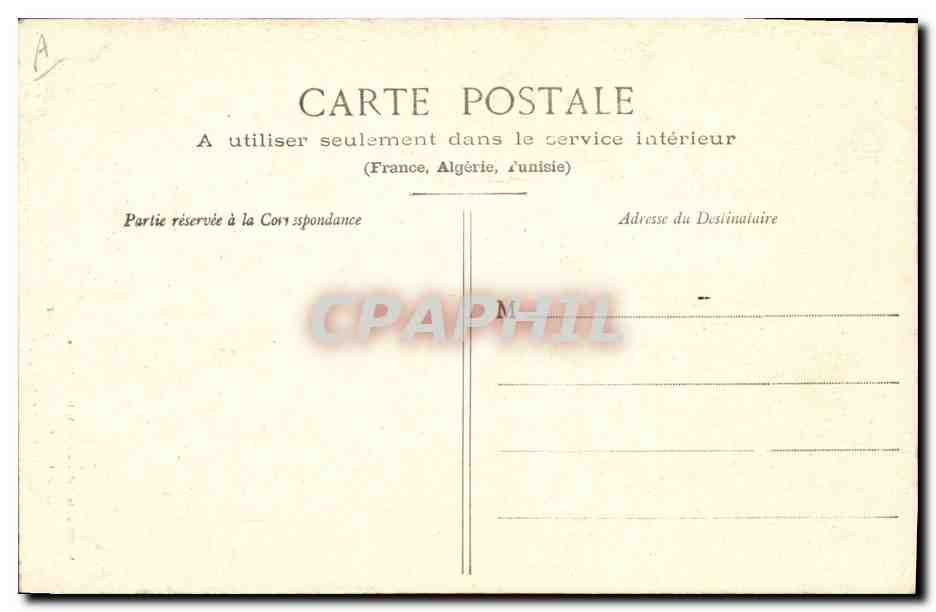 CPA Folklore Lits clos Bretons  — Verso