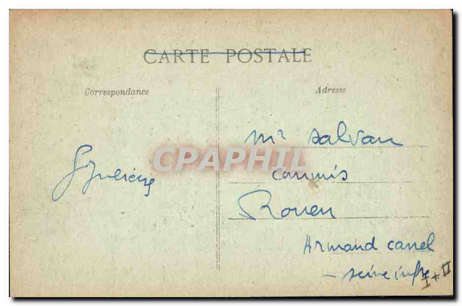 CPA Folklore Lits clos Bretons  — Verso