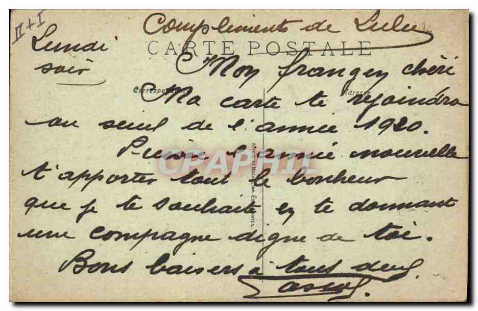 CPA Folklore Lits clos Bretons  — Verso