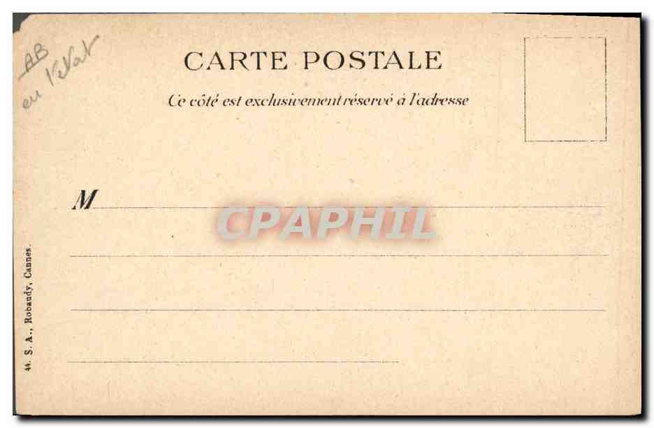 CPA Cueillette des roses — Rückseite